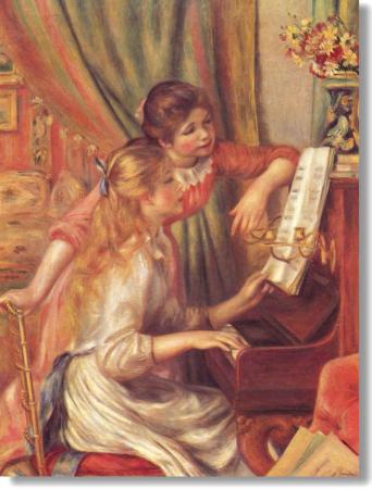 Les jeunes filles au piano de Renoir